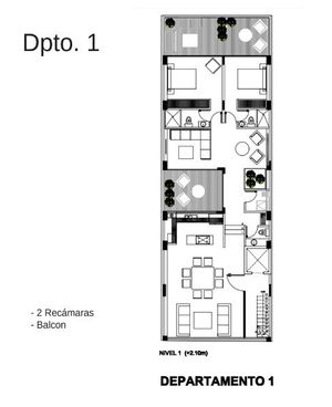 Departamento en venta en la Col. Del Valle Norte