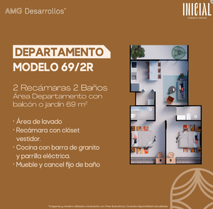 DEPARTAMENTO EN VENTA INICIAL CORREA RACHO MERIDA YUCATAN