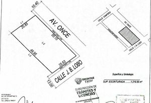 Terreno de 1,216 m2 en venta  EN ESQUINA de J.B. Lobos. VERACRUZ, VER.