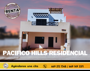 CASA EN RENTA SIN MUEBLES PACIFICO HILLS