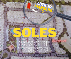 TERRENO EN VENTA SOLES RESIDENCIAL