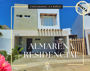 CASA EN RENTA AMUEBLADA DE LUJO ALMARENA RESIDENCIAL