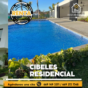 CASA EN RENTA AMUEBLADA EN  CIBELES RESIDENCIAL