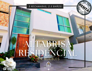 CASA EN RENTA SIN MUEBLES EN ALTABRISA RESIDENCIAL EN CERRITOS