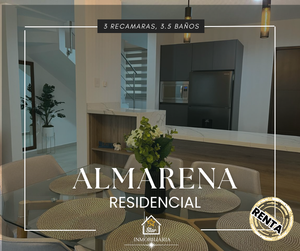 CASA EN RENTA AMUEBLADA EN ALMARENA RESIDENCIAL EN CERRITOS