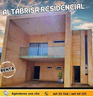 CASA AMUEBLADA EN RENTA EN ALTABRISA RESIDENCIAL