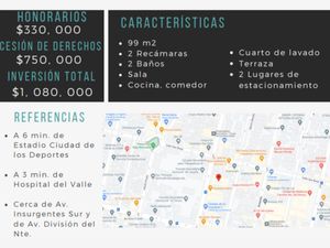 Departamento en Venta en Del Valle Centro Benito Juárez