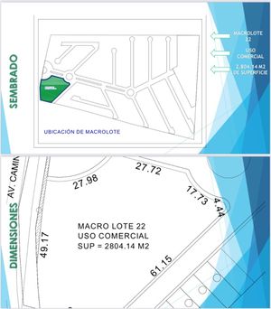 Terreno de Uso Comercial en venta en Corregidora Qro Mex