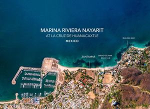 Zantamar  105B, 1R+ DEN+ 2B, a pie de playa, Cruz de Huanacaxtle,RNY