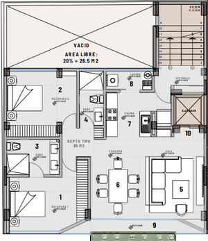 PRECIOSO DEPARTAMENTO PARA ESTRENAR