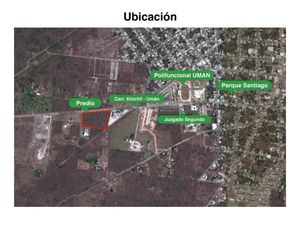Terreno en Venta sobre carretera a $200m2 3.4ha Uman, Yucatán