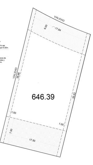 Terreno en venta en esquina en Provincia