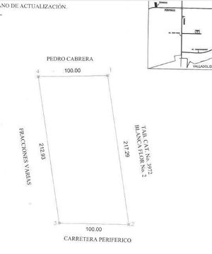 Terreno de uso mixto en venta sobre periférico en Valladolid, Yucatán