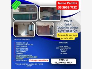 Casa en Venta en San Pedro Martir Tlalpan