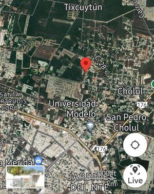 VENTA DE AMPLIO TERRENO IRREGULAR CON PROYECTO EN CHOLUL MERIDA