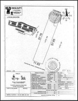 Terreno en Venta de 683 m2 en Privada Arborea. Conkal Yucatán