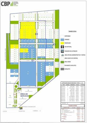 TERRENO  INDUSTRIALES (lotes) en Venta. EN CENTRAL BUSINESS PARK MERIDA