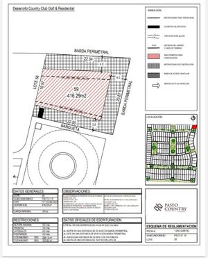 Plano lote 59