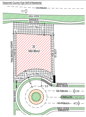 TERRENO EN ESQUINA DENTRO COUNTRY CLUB YUCATAN