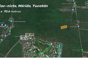 Venta de terreno norte de Mérida 10.000m2
