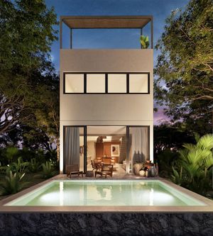 Casa Venta Tipo Loft Aldea Kante, Hunucmá, Yucatan.