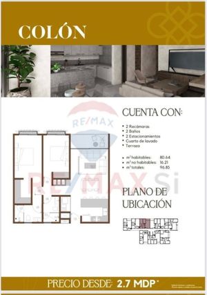 RDV VENTA DEPARTAMENTO JURIQUILLA VILLAS DEL MESON MODELO COLON