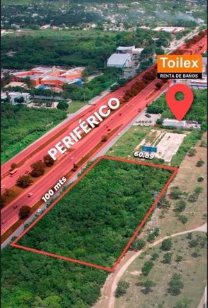 TERRENO EN RENTA SOBRE EL PERIFERICO, FRANCISCO DE MONTEJO, MERIDA