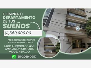 Departamento en Venta en Ampliación Granada Miguel Hidalgo