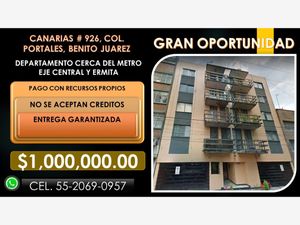 Departamento en Venta en Portales Norte Benito Juárez