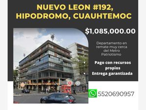 Departamento en Venta en Hipodromo Cuauhtémoc