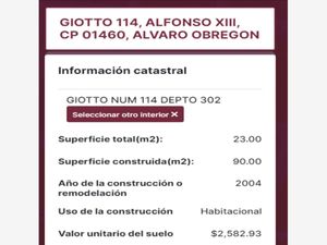 Departamento en Venta en Alfonso XIII Álvaro Obregón