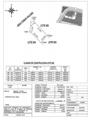 Terreno en venta, Quadra, Merida, Yuc.